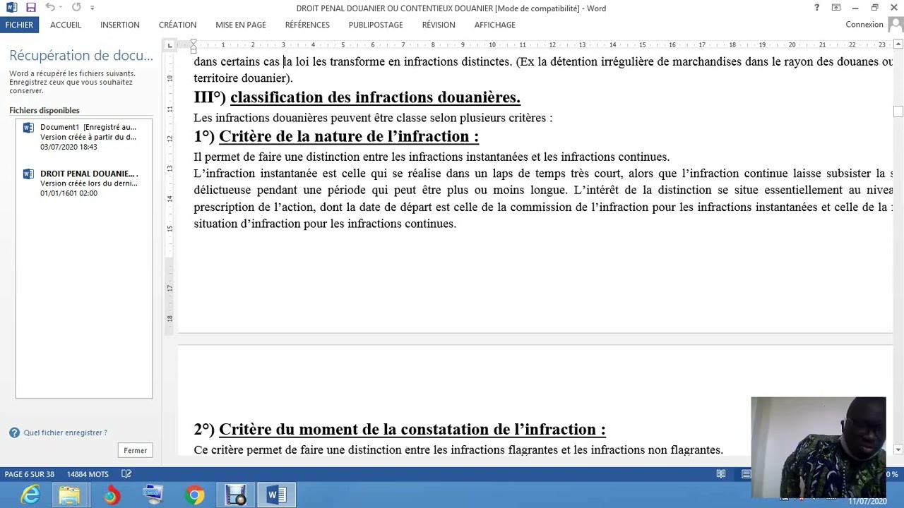 SEANCE 5 Contentieux Douaniers M. KONTE