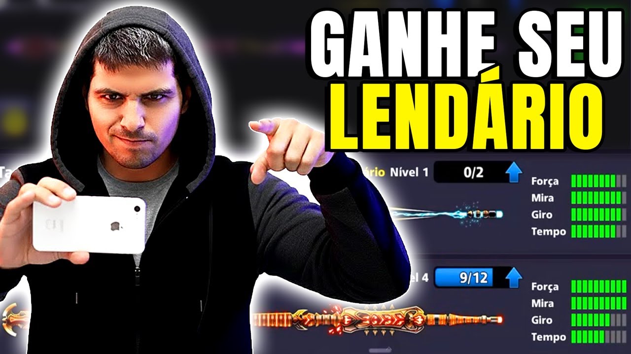 TACO LENDÁRIO... Ganhe Seu Primeiro Taco Lendário Rápido no 8 Ball Pool