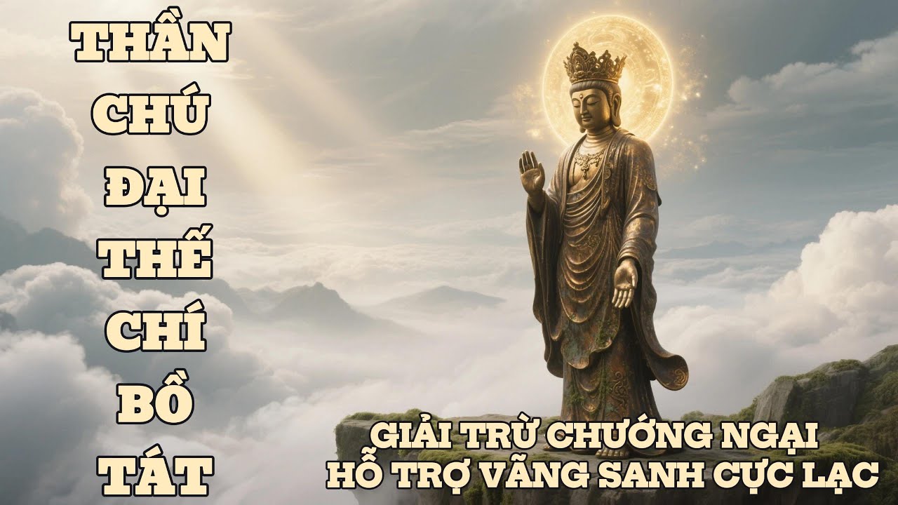 🌸THẦN CH&Uacute; ĐẠI THẾ CH&Iacute; BỒ T&Aacute;T 🌸Mahasthamaprapta Bodhisattva Mantra  - 大势至菩萨心咒 - TI&Ecirc;U TRỪ CHƯỚNG NGẠI