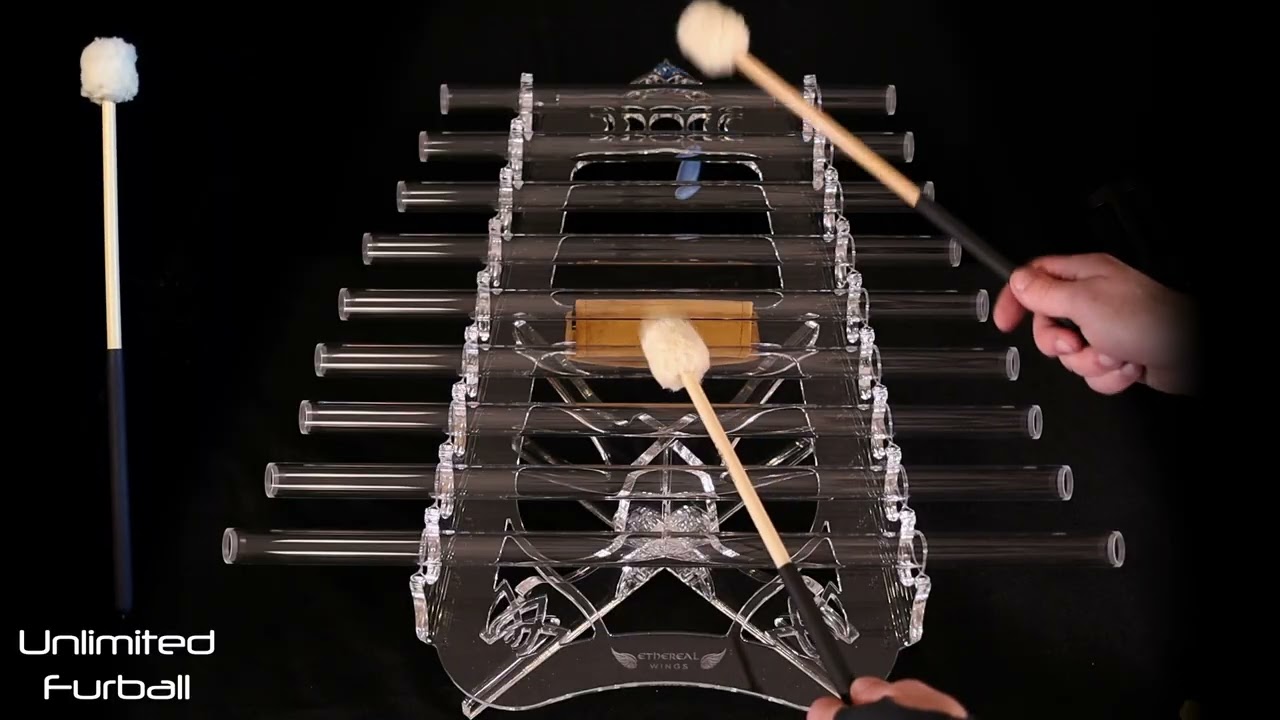 Ethereal Wings - Crystal Harp Celtic Moon B (A=432hz) (Example) | Gongs Unlimited