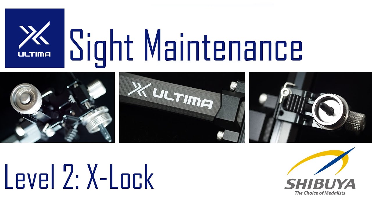SHIBUYA ULTIMA Sight Maintenance: Adjusting the X-Lock