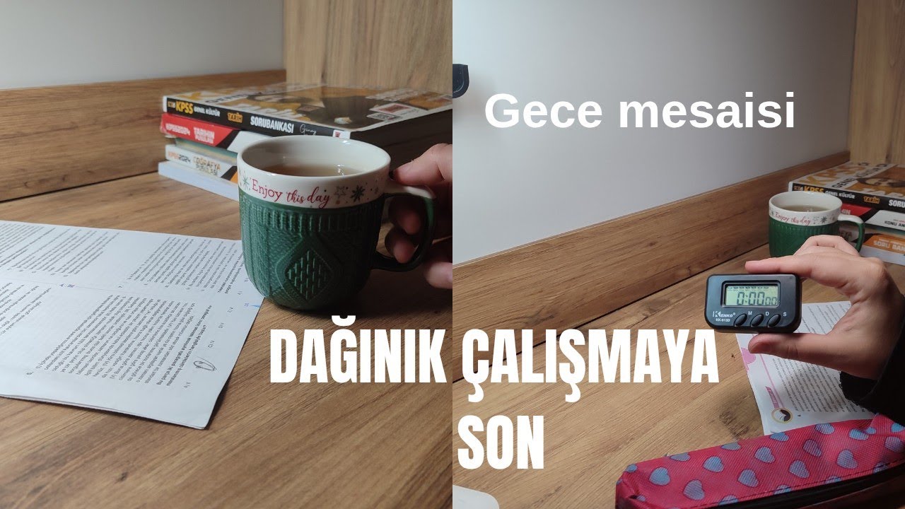 ÇOÇUKLAR UYURKEN | Gece Çalışma Günlüğüm📚☕