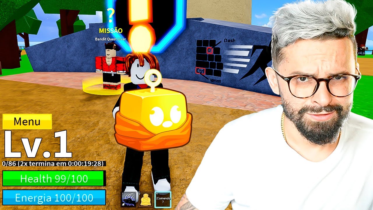 DEPOIS DO QUE ACONTECEU CRIEI UMA CONTA DO ZERO NO BLOX FRUITS