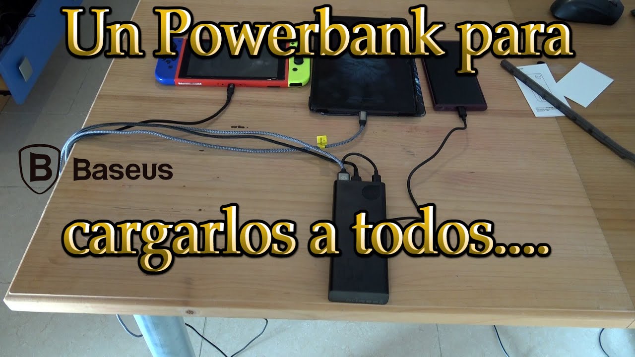 Power-Bank Baseus 20.000 mAh Carga tu móvil en cualquier lado!!!