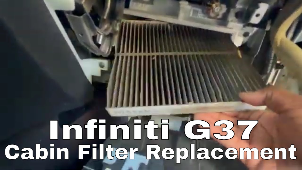 Как заменить салонный фильтр на Infiniti G37!!! Правильный и простой способ