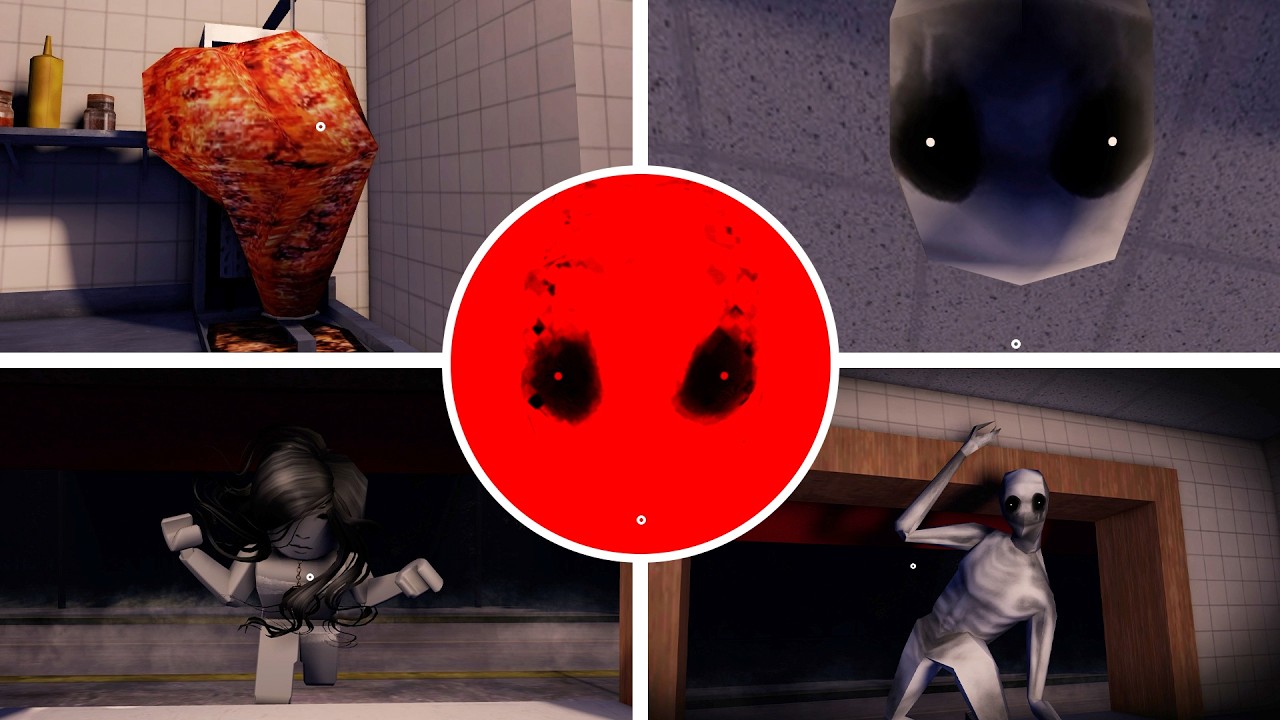 Road-Side Shawarma - All Deaths | Roblox Horror Game