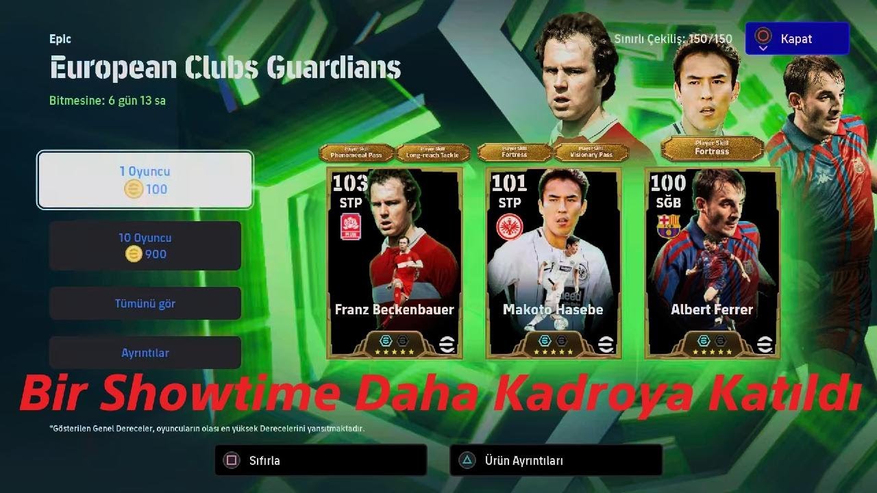 eFootball Yeni Epik Analizi: Franz Beckenbauer, Makoto Hasebe ve Albert Ferrer