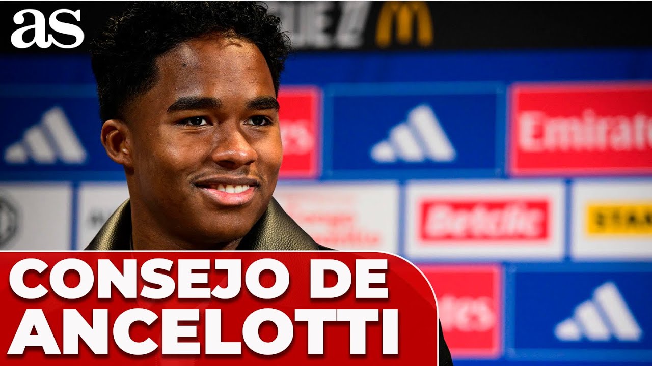 ENDRICK desvela el consejo de ANCELOTTI antes de fichar por el OLYMPIQUE DE LYON | REAL MADRID