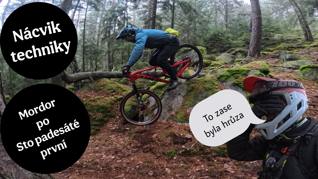 Trénink techniky. Kamenný mordor po sto padesáté první. 🥵 🚵‍♀️ 😵‍💫