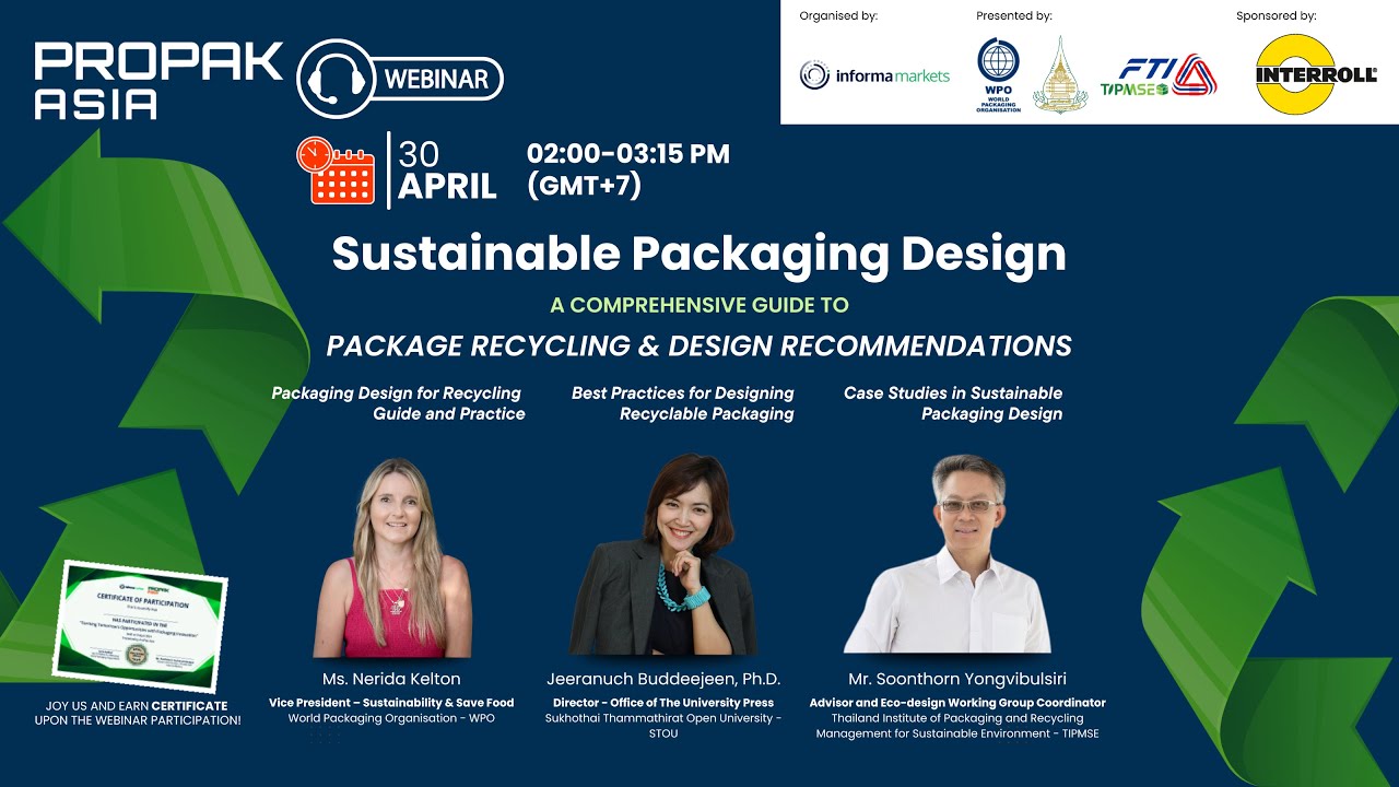 ProPak Asia 2025 Webinar: Sustainable Packaging Design