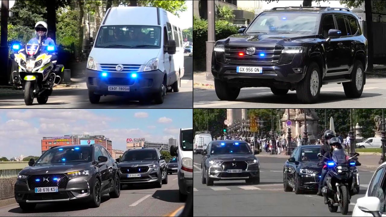 NATIONALE FEESTDAG PARIJS 🇫🇷 | Vele transporten en andere hulpdiensten met spoed in Parijs!