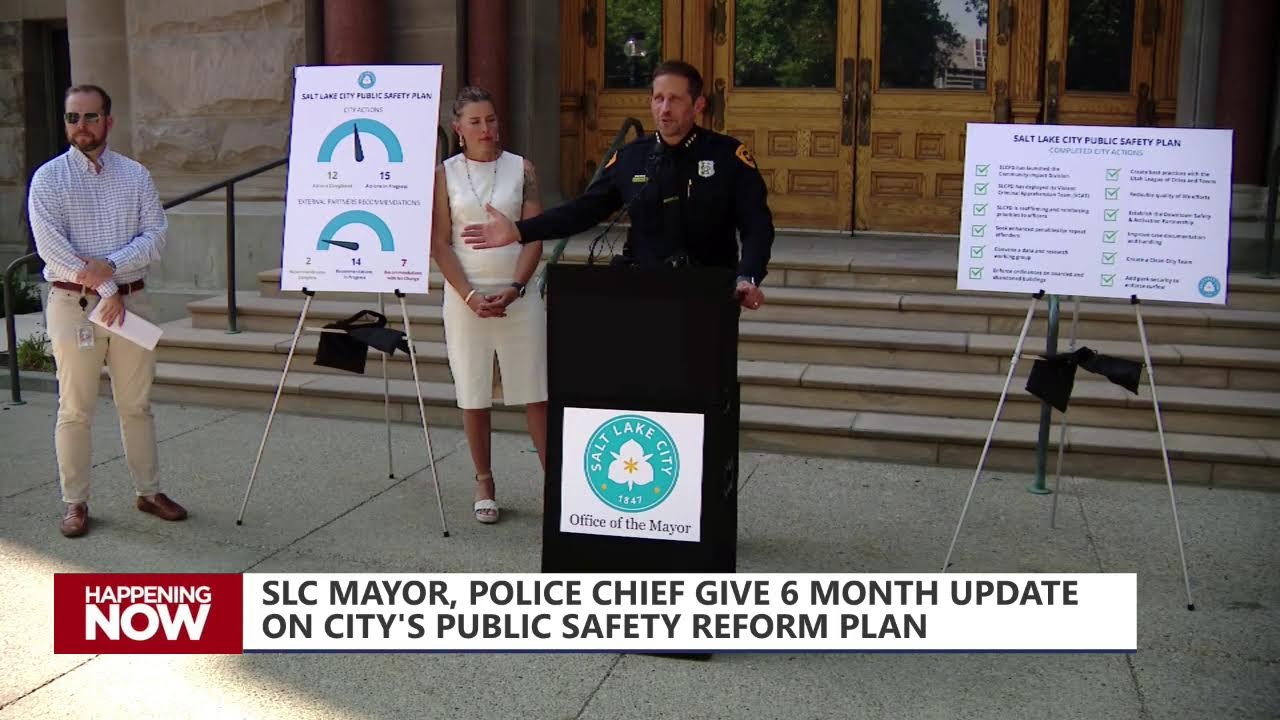 Mendenhall gives 6 month update on SLC's public safety reform plan