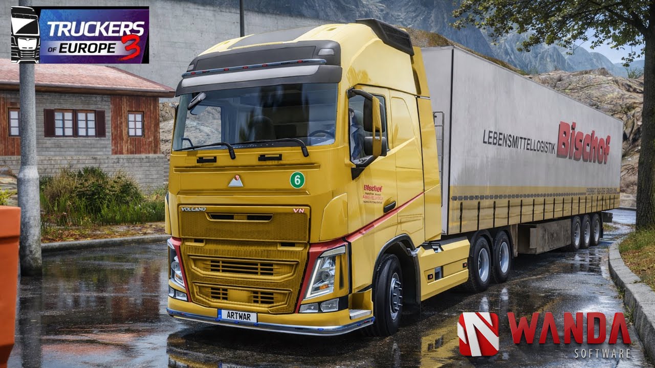 Dangerous mountains narrow roads | Truckers of Europe 3 | Realistic HD gameplay 