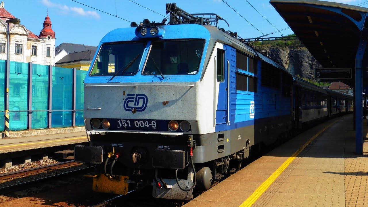 Vlaky - Ústí nad Labem hlavní nádraží - 22.8.2019