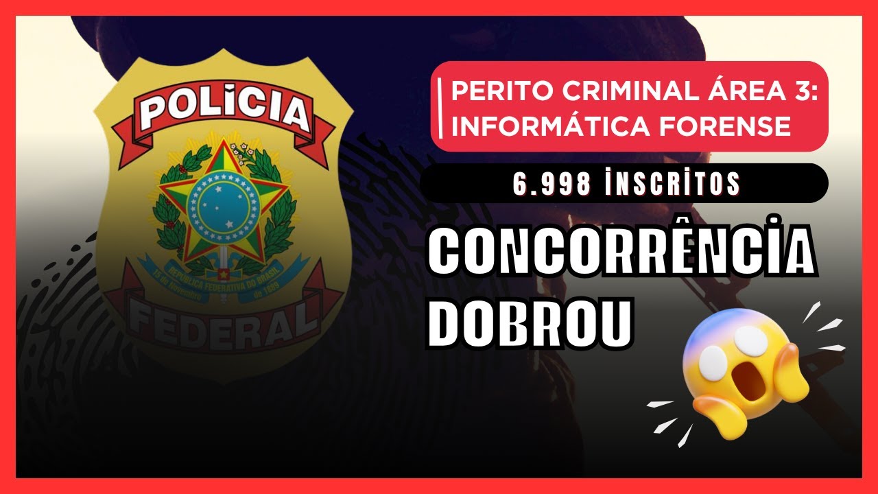 Por que a concorrência para Perito de Informática DOBROU? | Análise Completa