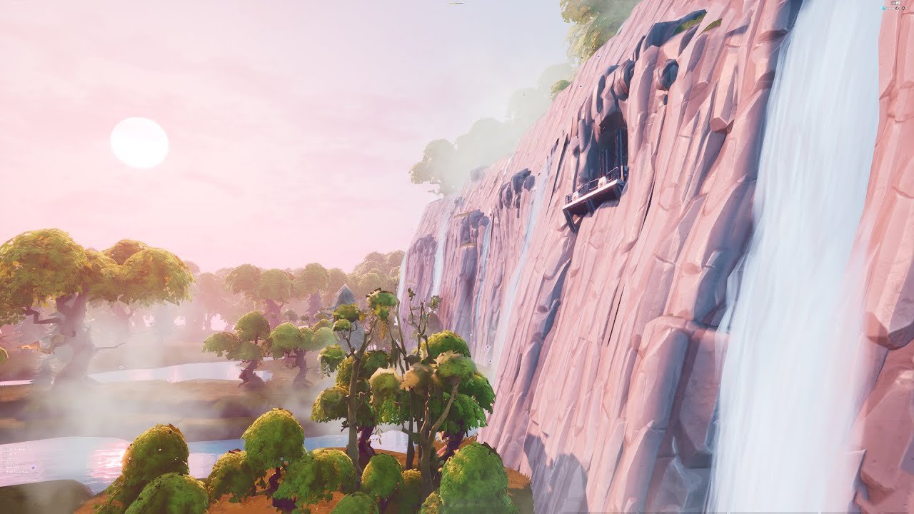 Fortnite Creative Timelapse - Secret Military Base in the Mountains