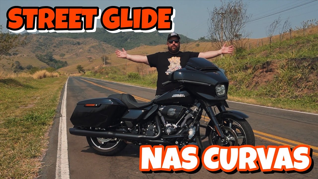 Teste Ride - A Harley Davidson Street Glide é boa de curvas? #harleydavidson