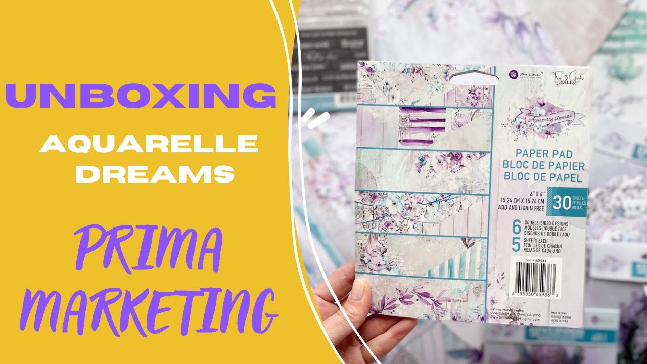 Unboxing / Prima Marketing / Aquarelle Dreams / my giveaway win / scrapbooking haul