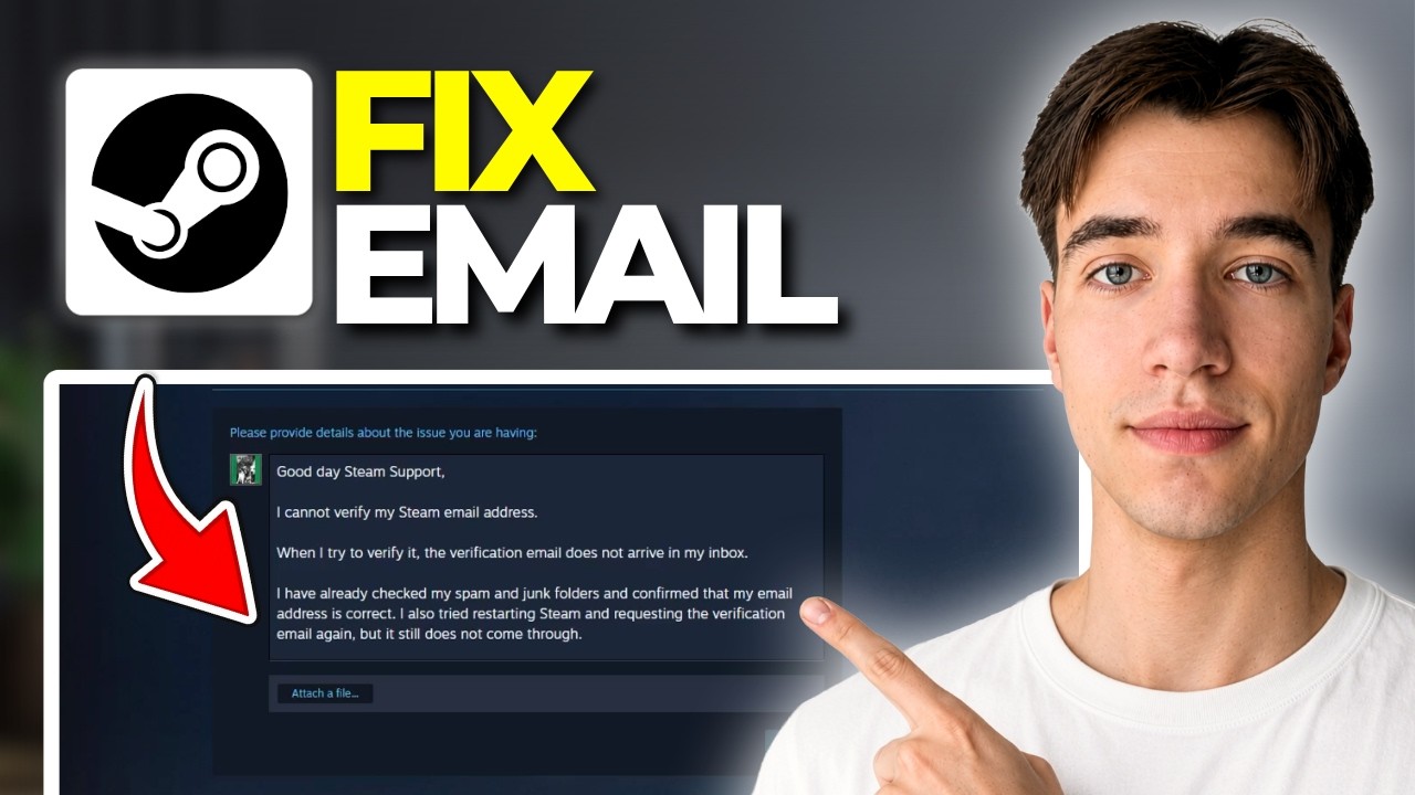 How To Fix Steam Unable To Verify Email Address | Tutorial 2026