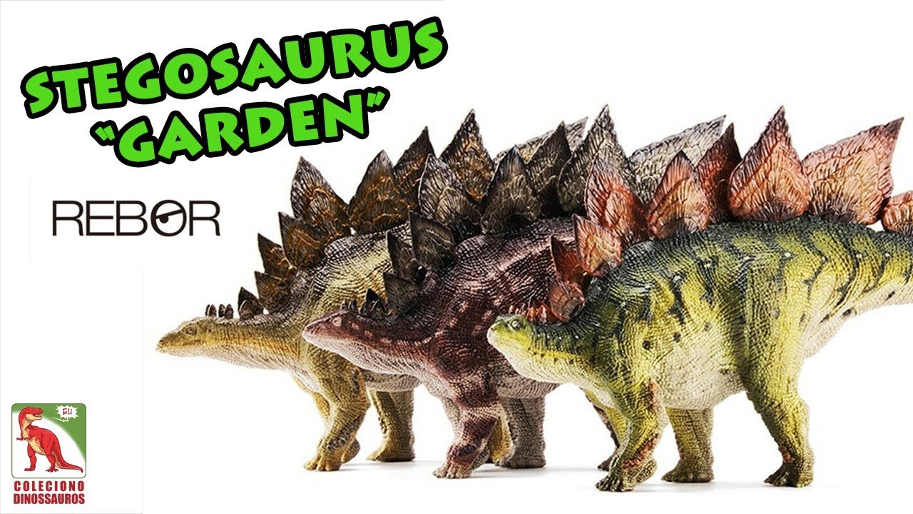 Stegosaurus Rebor Garden - Review e comparação das três cores disponíveis!