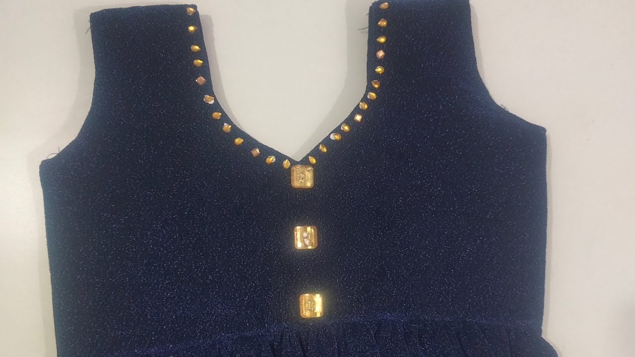 1 to 2 years ka baby top cutting and stitching 