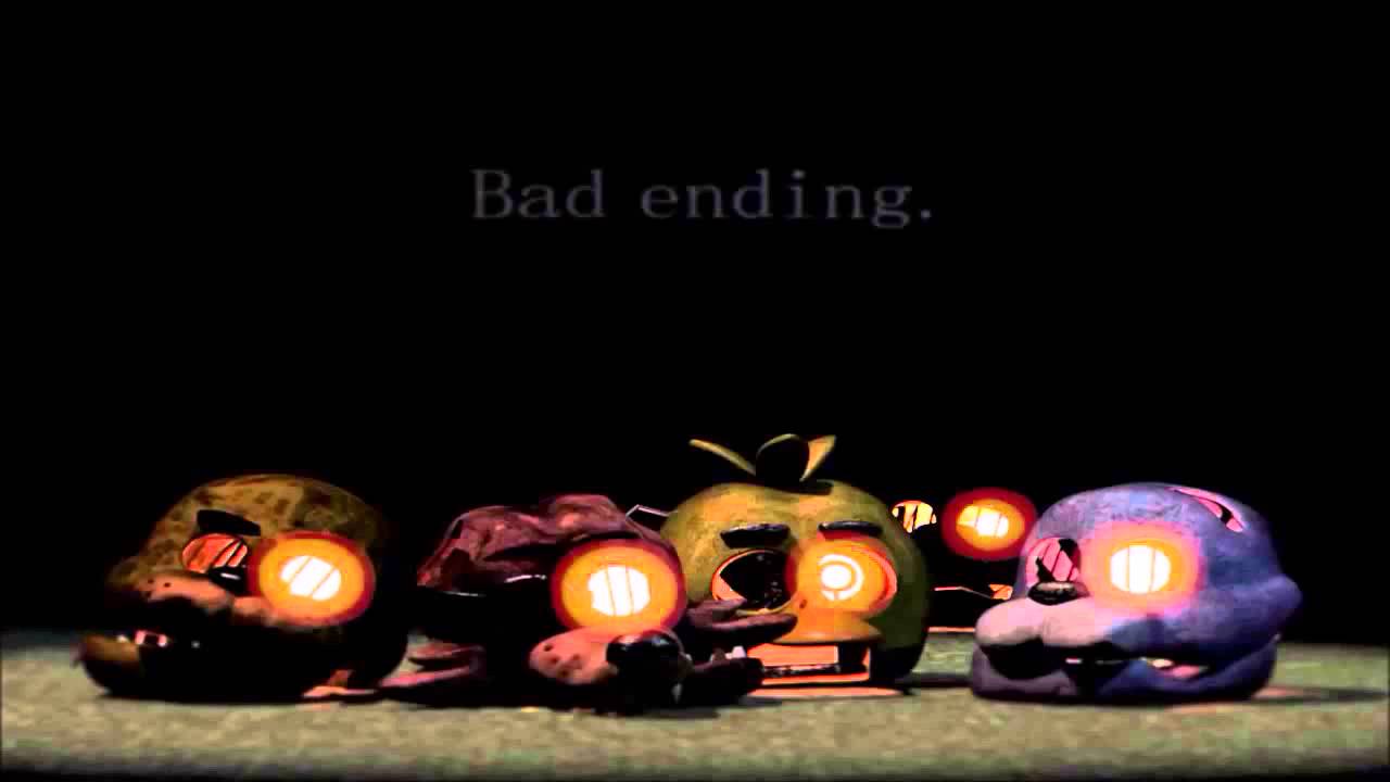 FNAF 3 Bad Ending and Good Ending