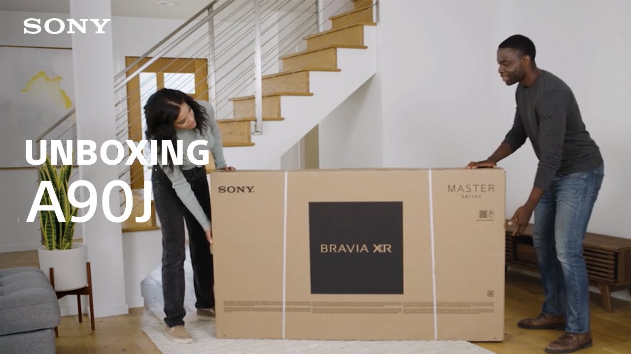 Unboxing: Sony BRAVIA® XR MASTER Series A90J TV