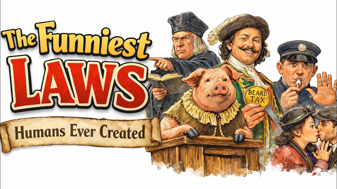 The Funniest Laws Humans Ever Created | Strange History for Sleep