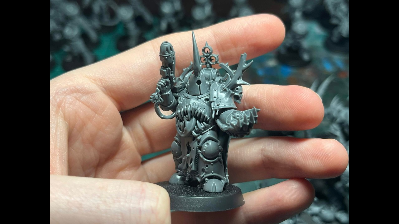 Assembling Chaos Space Marines