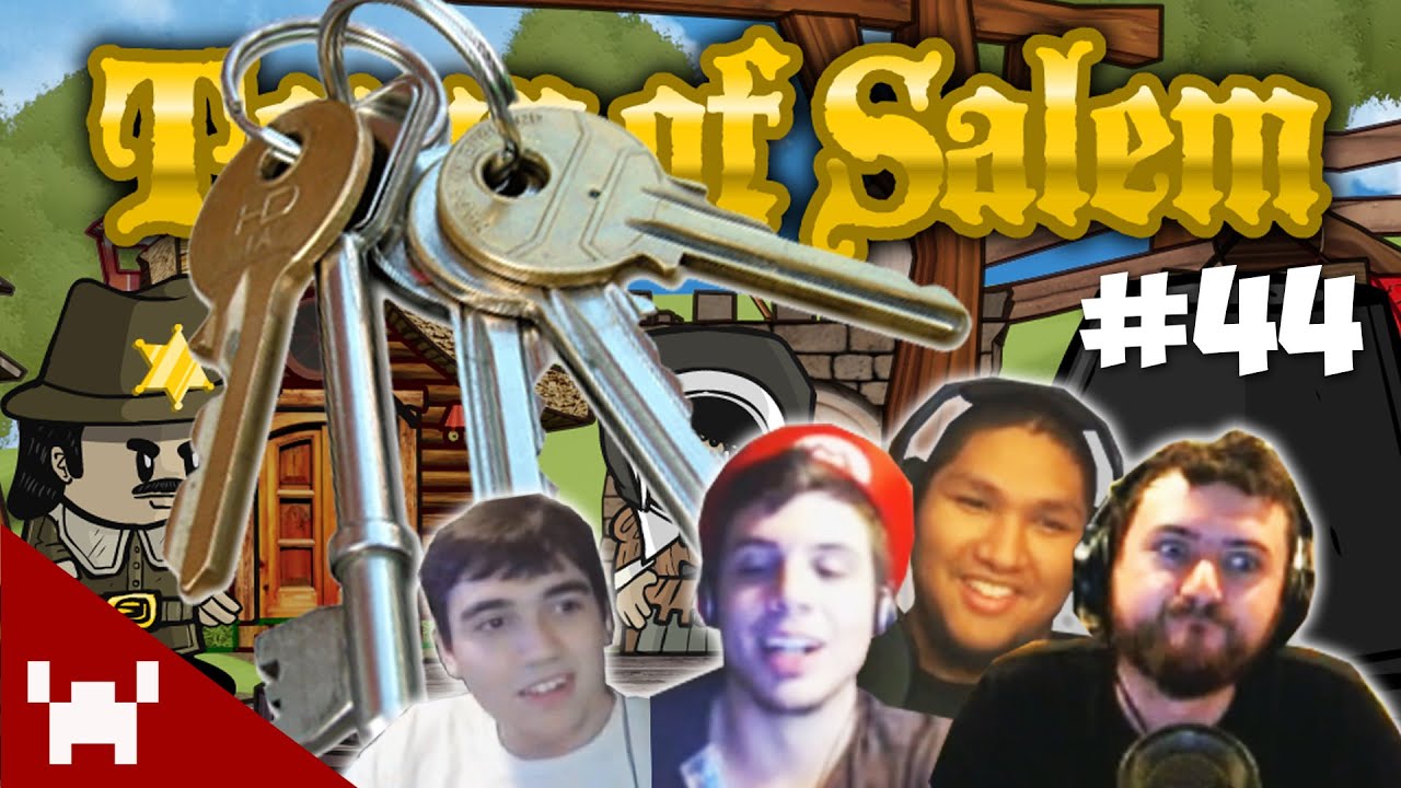 I LOST MY KEYS (Town of Salem QUAD FACECAM w/ The Derp Crew Ep. 44)