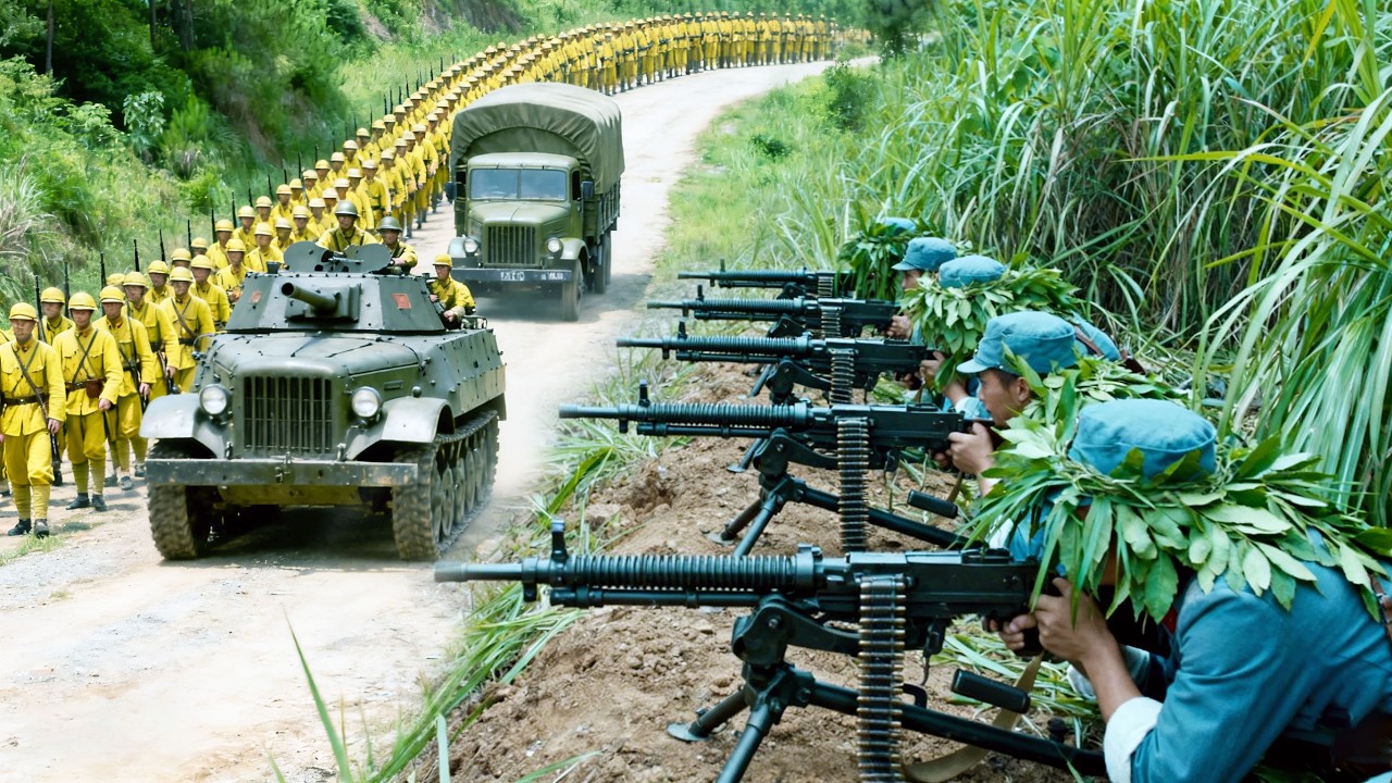 日軍特種部隊偷襲八路軍營地，反遭地形埋伏，全軍覆沒！