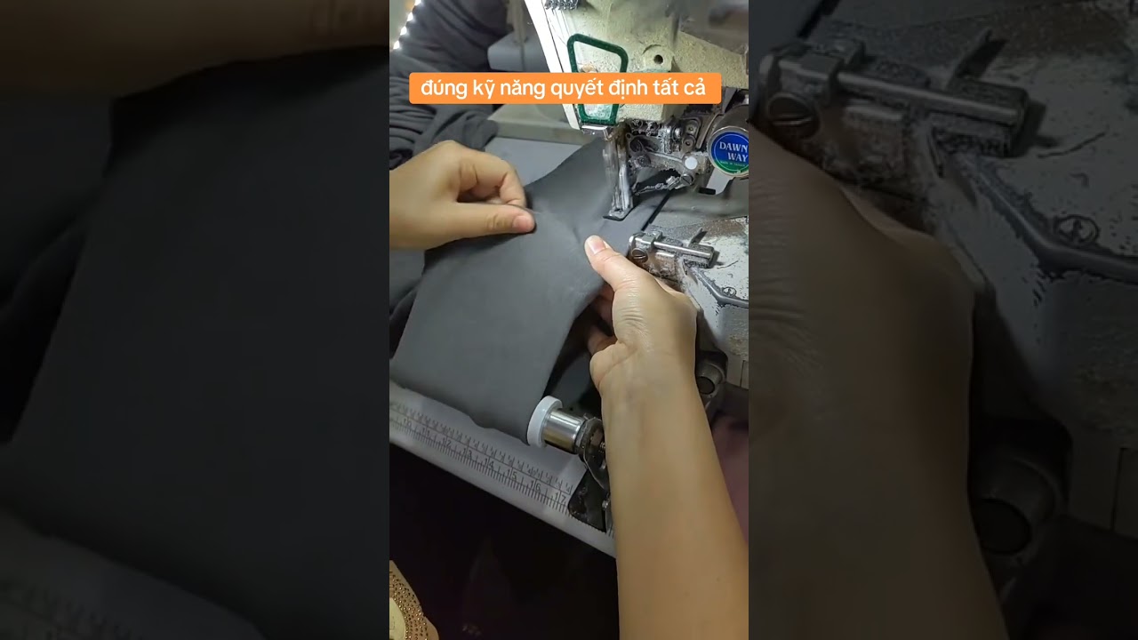 kỹ thuật may lai &aacute;o m&aacute;y kansai kh&ocirc;ng bị vặn