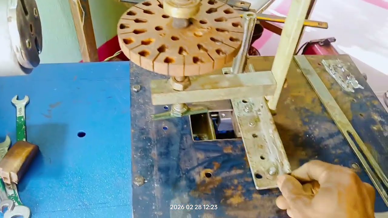 Homemade cnc silling fan machine ka stain set ho gya 