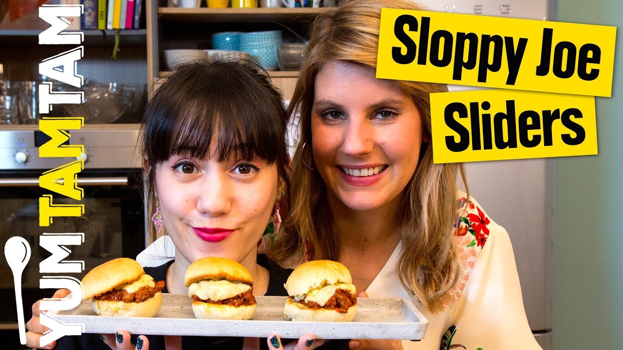 Sloppy Joe Sliders // Mit selbstgemachten Mini Burger Buns // #yumtamtam