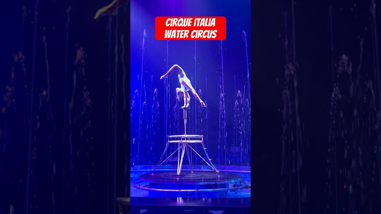 Water Circus-Cirque Italia Amazing Balance Act #watercircus #cirqueitalia #balance #gymnast #circus