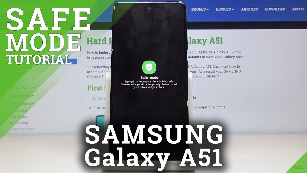 How to Enable Safe Mode in Samsung Galaxy A51 – Turn Off 3rd Party Apps