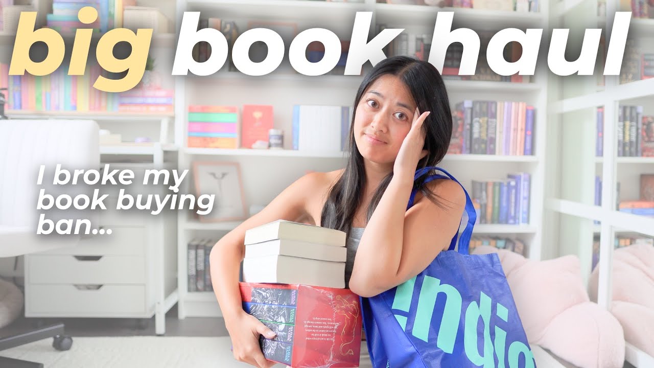 BIG BOOK HAUL (oops, I broke my book-buying ban) 📚 + all the books I NEED to buy next ⭐️