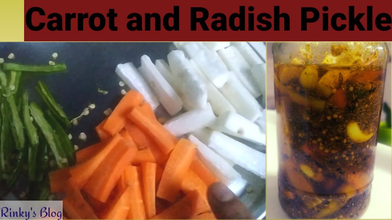 Mix Veg Pickle|| Gajar ka Achar| Gajar mooli ka achar| Instant Pickle|