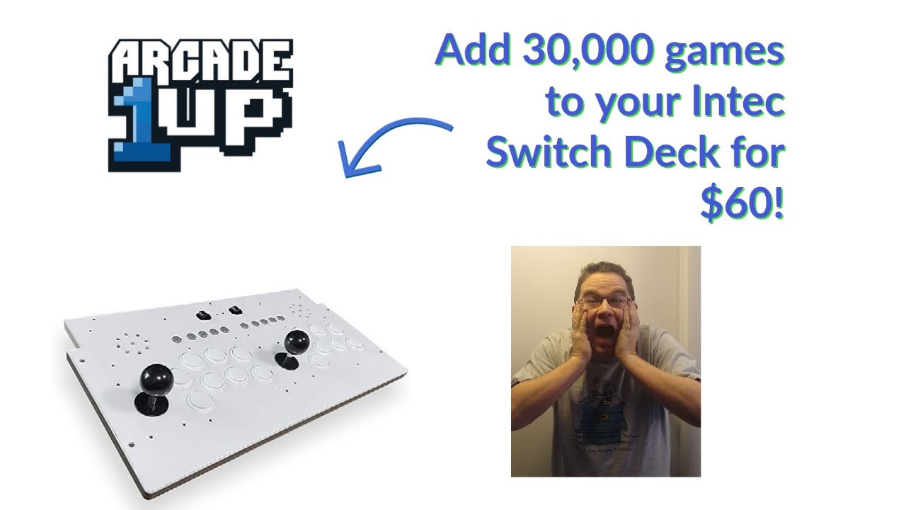 Arcade1Up Intec Switch Fight deck mod!  Add 30,000 games for $60! 5 Minute mod!