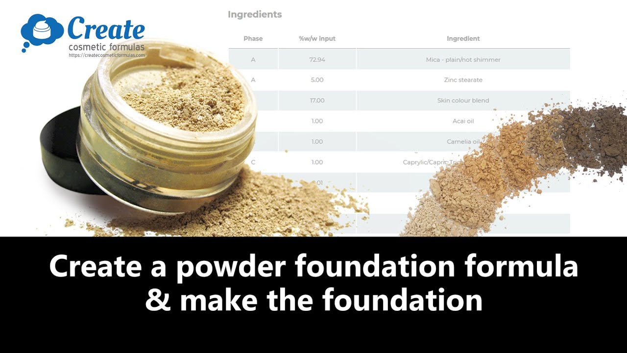 How to make powder foundation