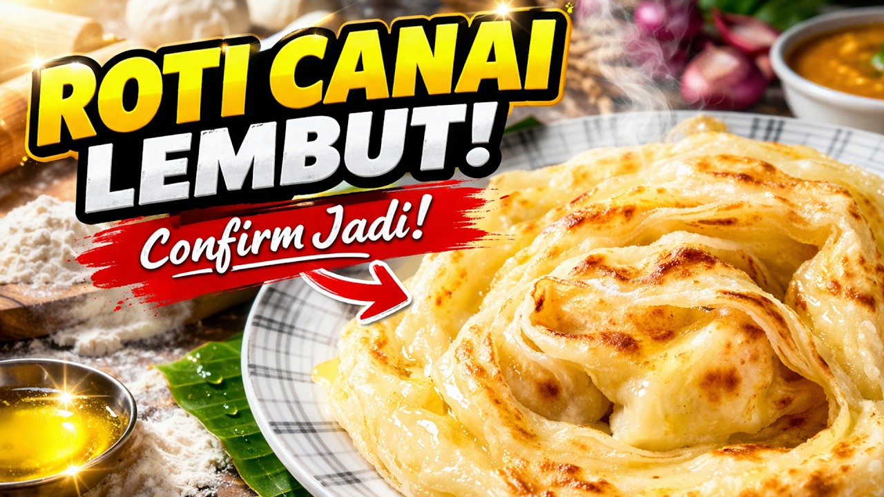 Cara Buat Roti Canai Lembut Dan Gebu Step By Step [Full Episode] || Resepi Masakan #8
