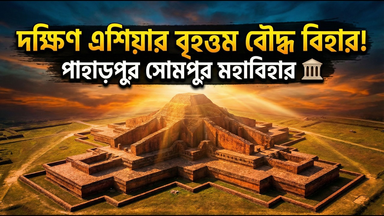 পাহাড়পুর সোমপুর মহাবিহার: দক্ষিণ এশিয়ার বৃহত্তম বৌদ্ধ বিহারের ইতিহাস | UBTV