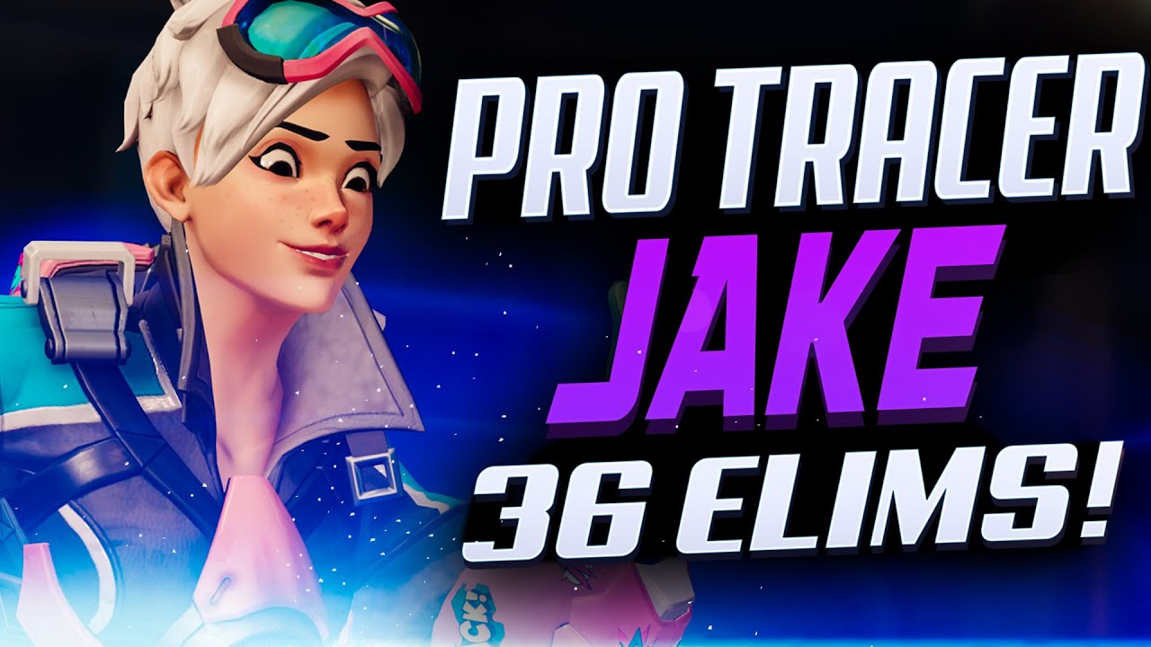 JAKE TRACER GOD SHOWING HIS TRACKING SKILLS! [ OVERWATCH SEASON 24 TOP 500 ]