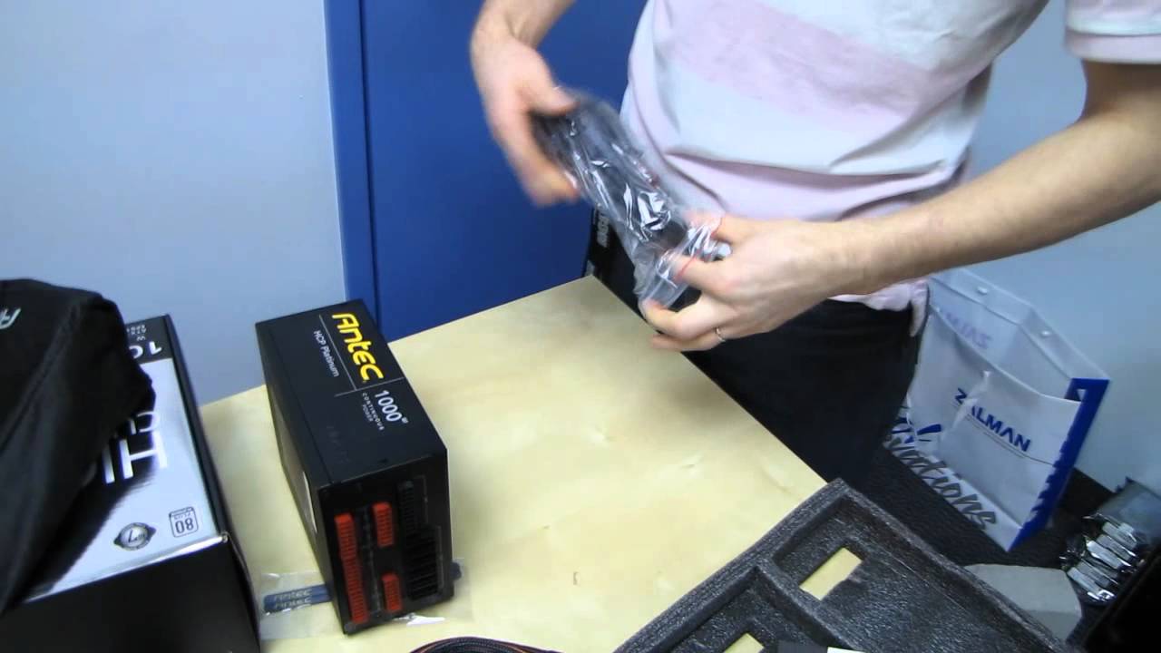 Antec High Current Pro 80PLUS Platinum Power Supply Unboxing & First Look Linus Tech Tips