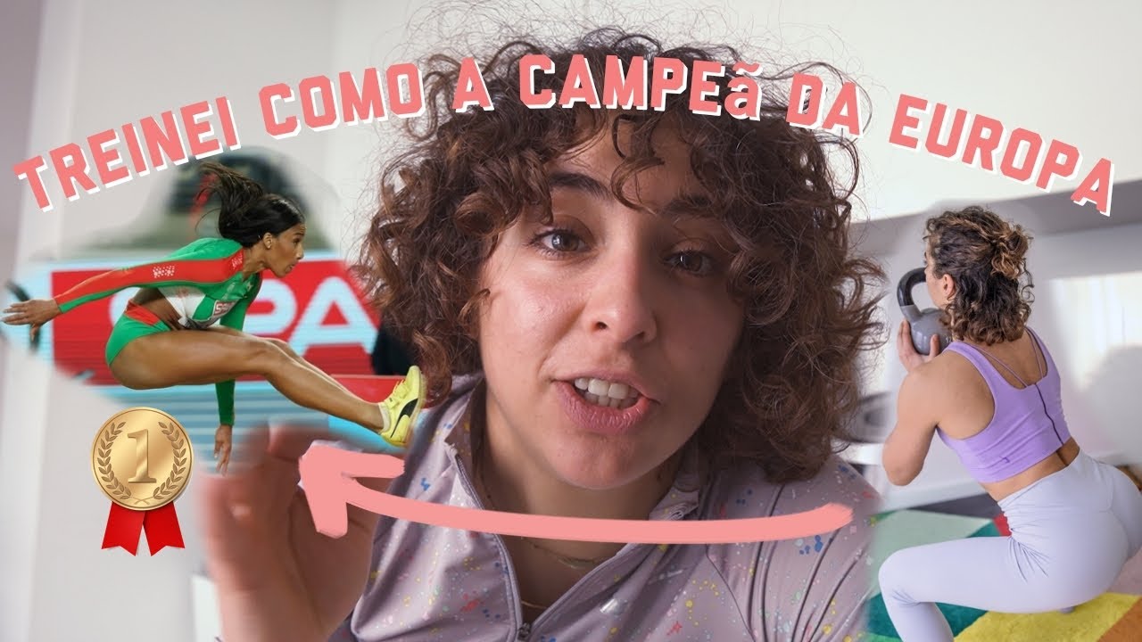 Treinei 1 dia como a Patricia Mamona *CAMPEÃ DA EUROPA *