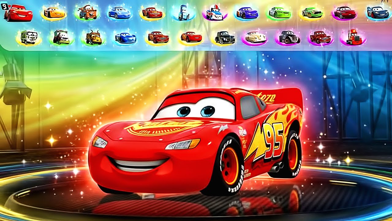 Cars 2 The Video Game - Lightning McQueen VS Fabulous Lightning McQueen gameplay