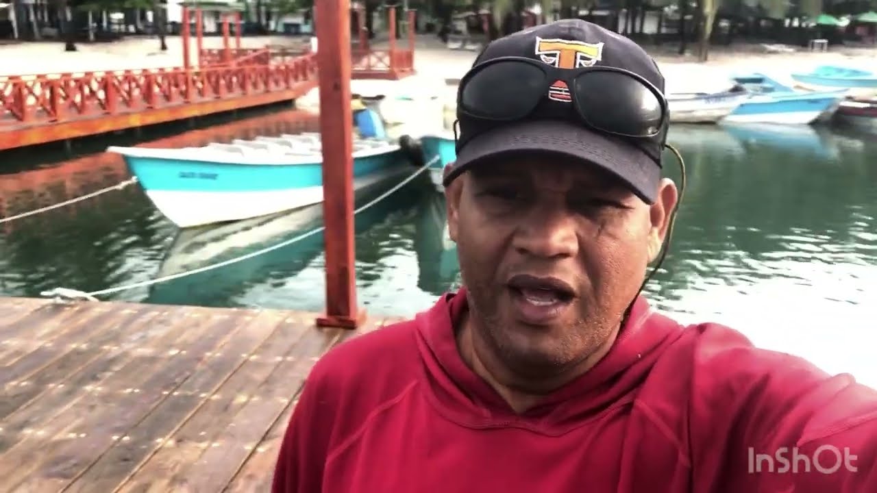 Estamos De nuevo grabando para hacerle bueno contenido a mi público presentando el muelle de Caleta