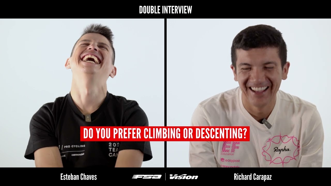 Double Interview: Esteban Chaves & Richard Carapaz