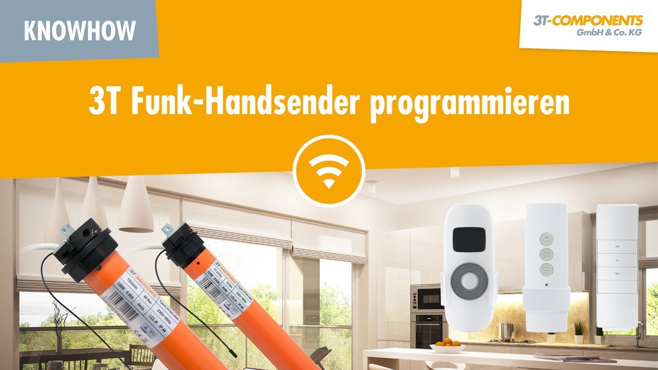 Rolladen Fernbedienung programmieren 3T-MOTORS