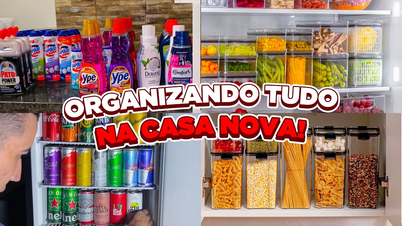 MOSTRANDO E ORGANIZANDO A NOSSA PRIMEIRA COMPRA DO MÊS NA CASA NOVA, QUANTO GASTAMOS? 😱